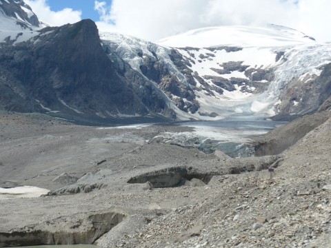 Grossglockner auf der Gletscherzunge