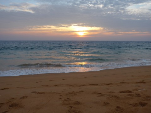 Indien Sonnenuntergang Arabisches Meer