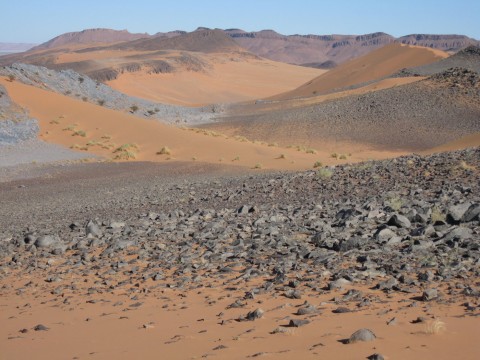 Marokko Stein- und Sandwueste