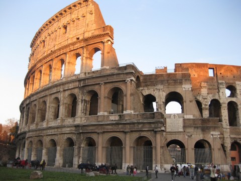 Rom Kolosseum im Abendlicht