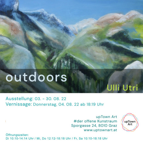 Ulli Utri Ausstellung outdoors August 2022